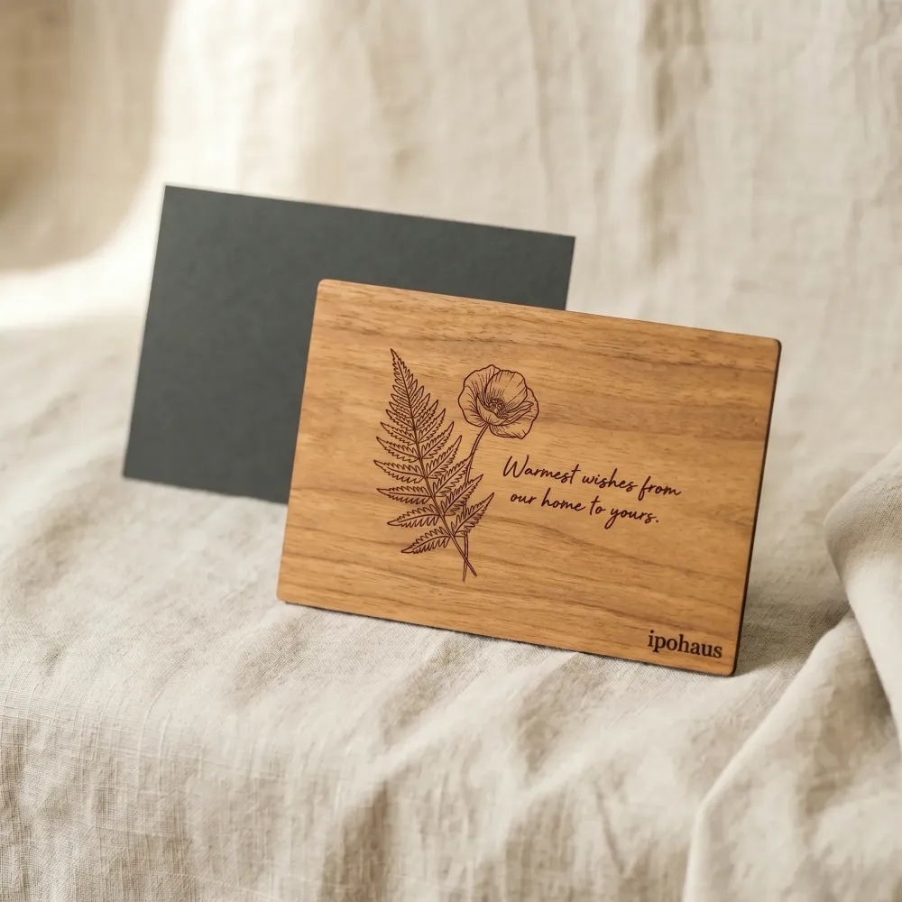 Wood postcard